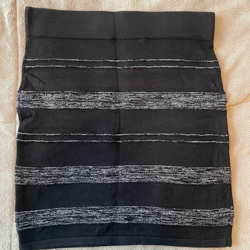Rock & Republic Above Knee Striped Pencil Skirt
